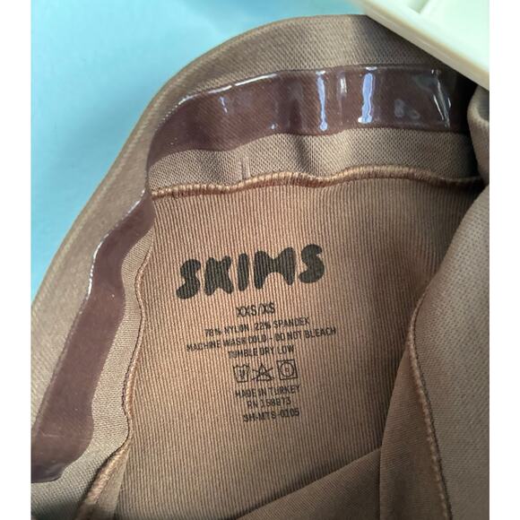 SKIMS XXS/XS Shapewear Brown NWT - Picture 7 of 7